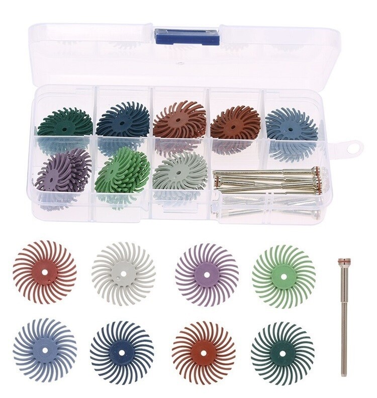 Silicone composite polishing bur kit