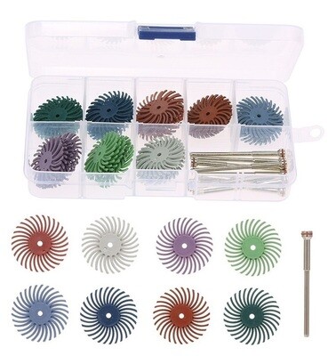 Silicone composite polishing bur kit