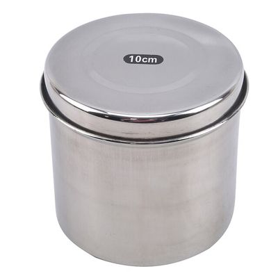 Cotton &amp; gauze metal container
