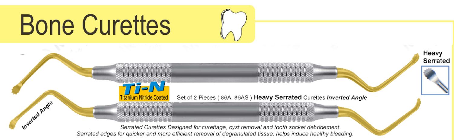 Serrated Bone Curette