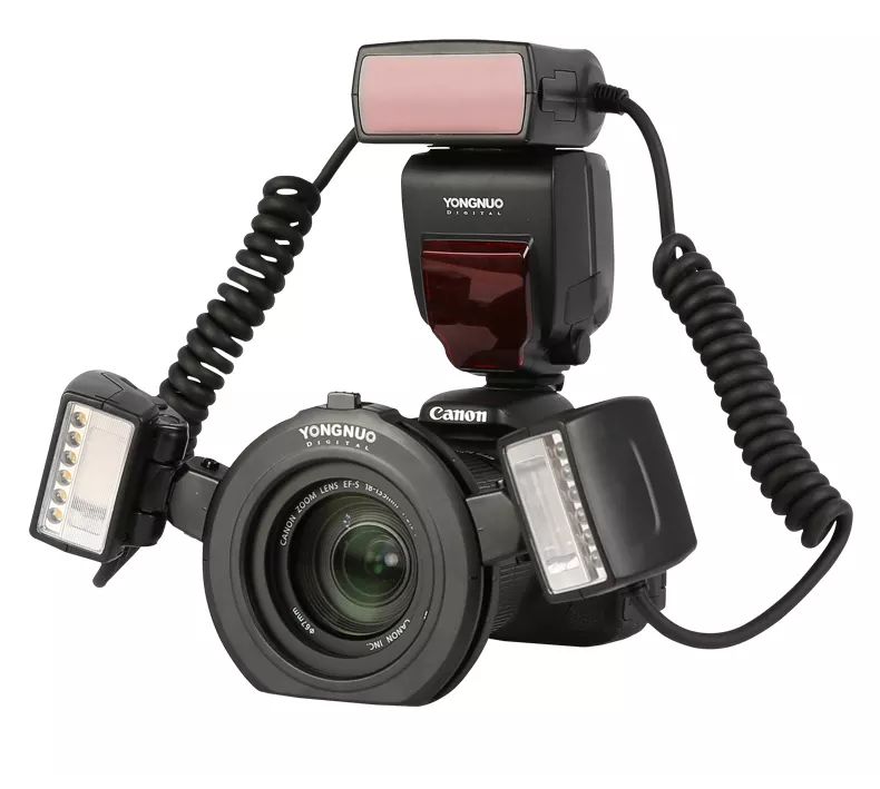 Micro ring flash for SLR camera