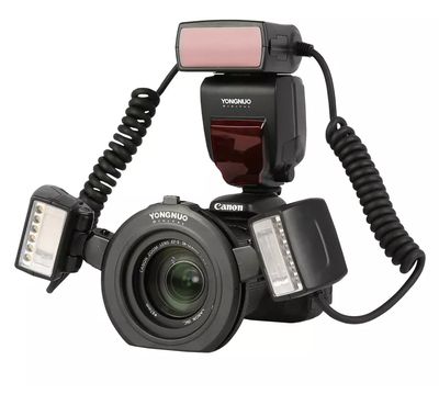 Micro ring flash for SLR camera