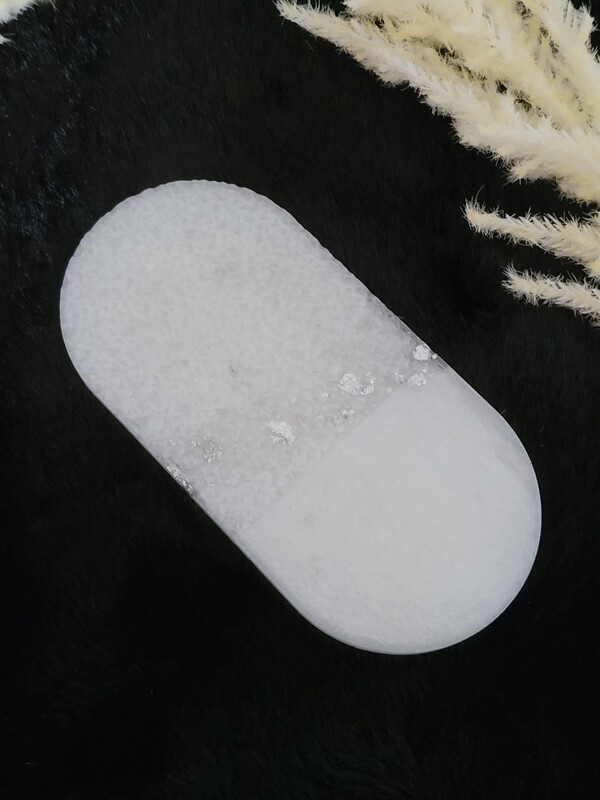 Schmucktablett "Crystal" weiß