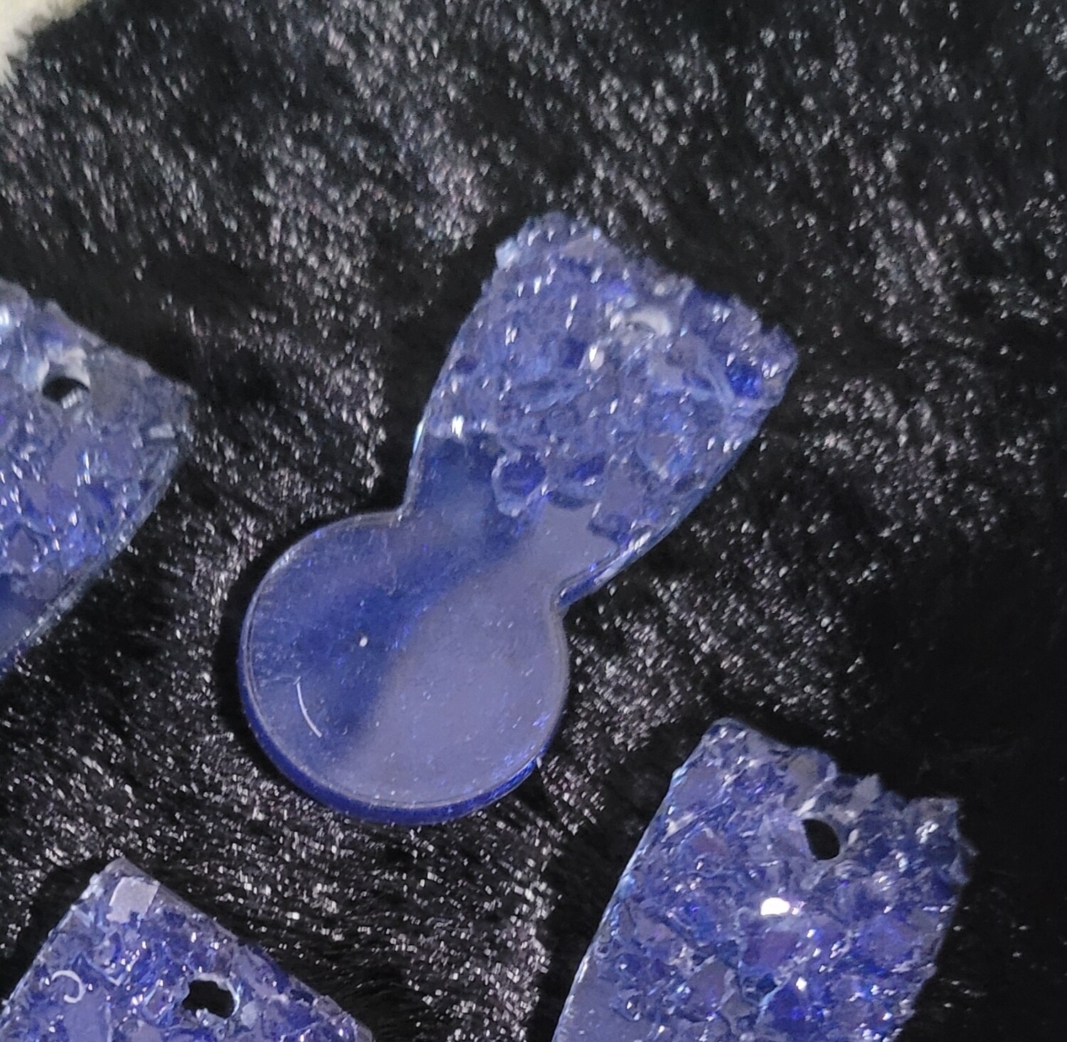 "Crystal" Einkaufswagenchip Blau2