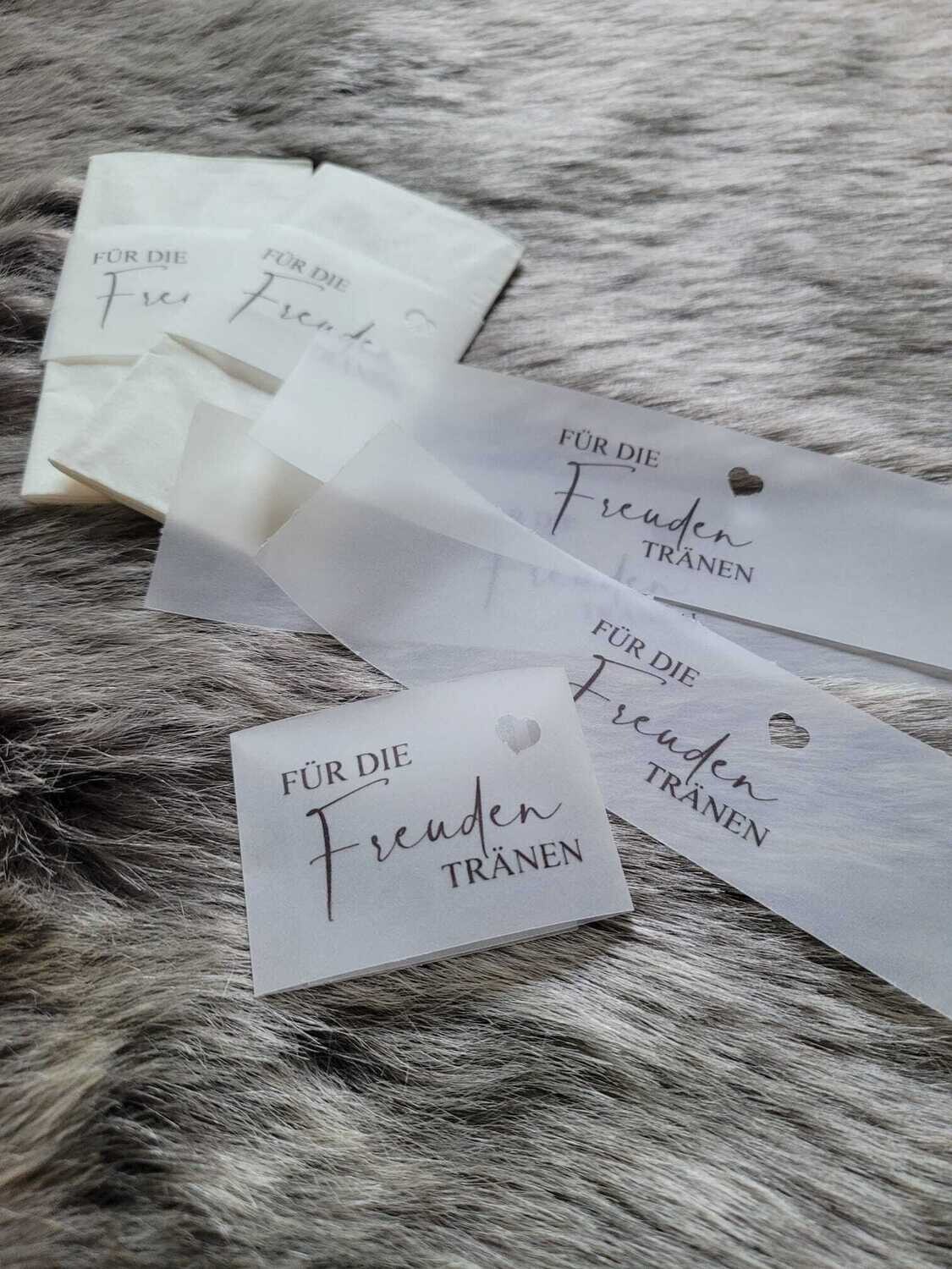 Freudentränen Banderolen
