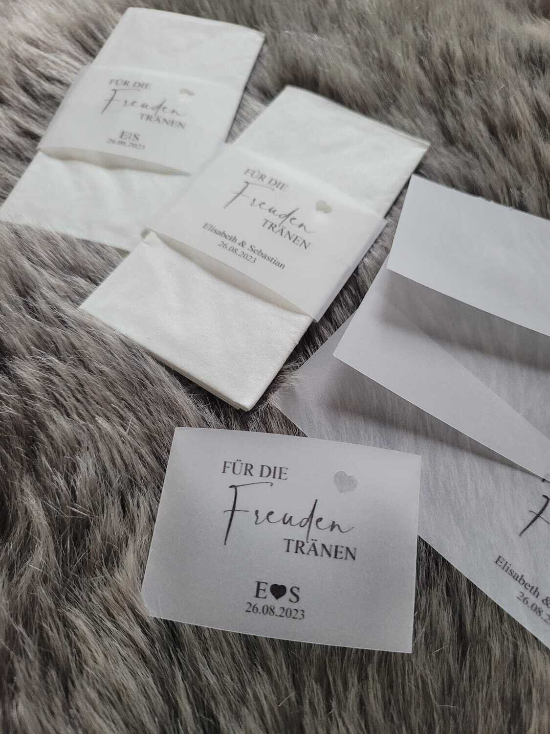Freudentränen Banderolen Personalisiert