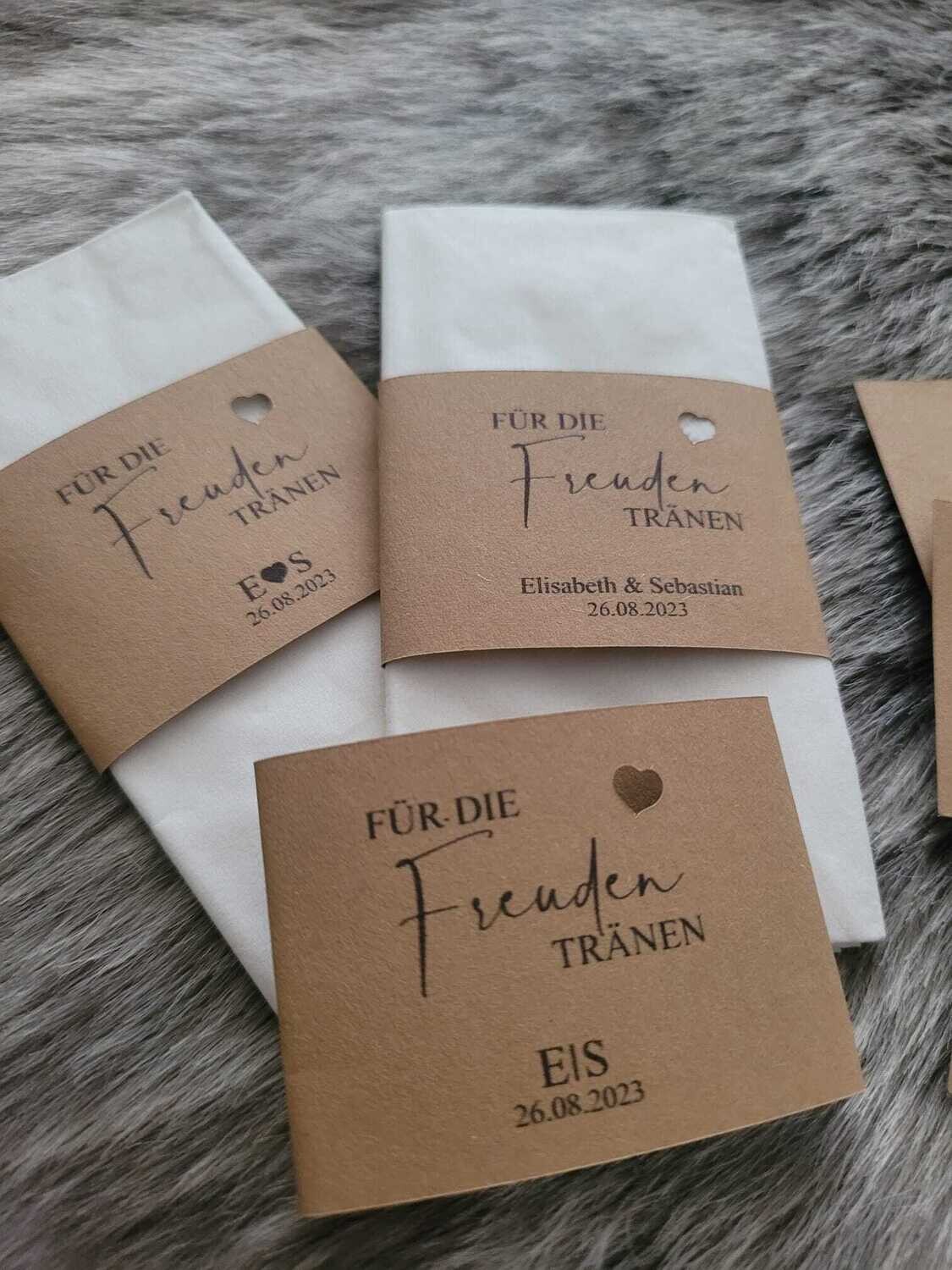 Freudentränen Banderolen Personalisiert