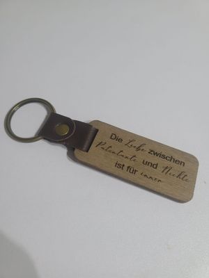 Schlüsselanhänger Holz