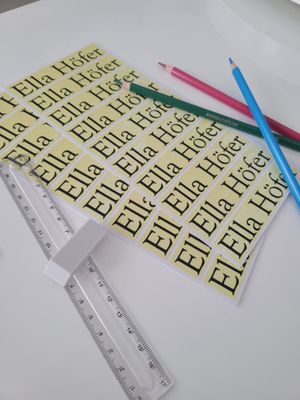 Namensetiketten Namensetiketten