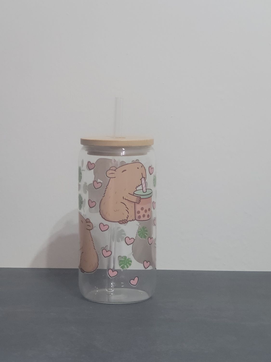 Trinkglas klar capybara