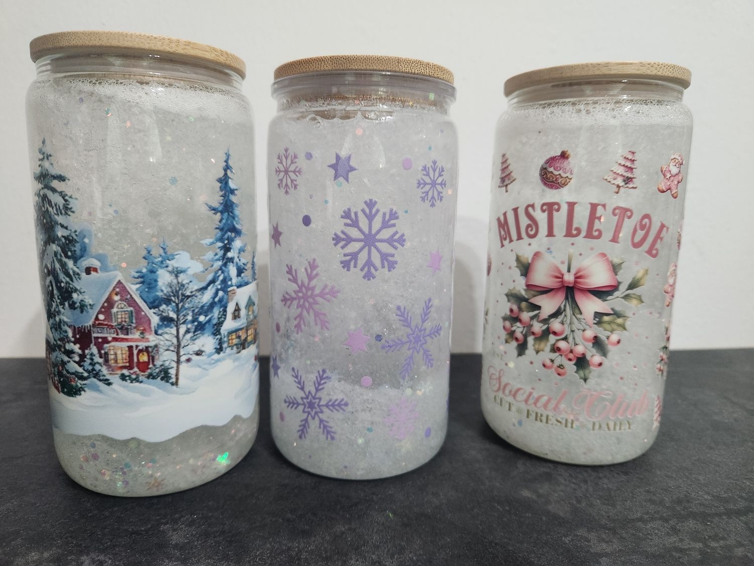 Trinkglas Trinkglas "Winterzauber" Doppelwandig