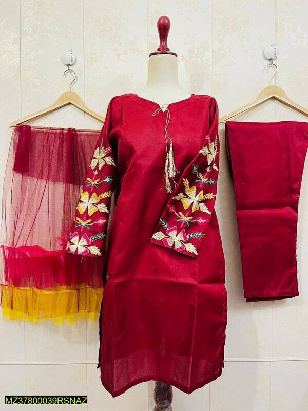 3 PCS Stitched Suite