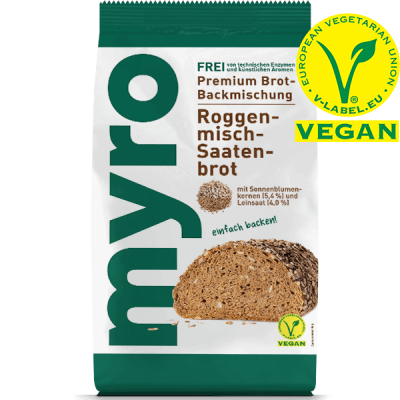 myro Roggen-Mischsaaten Brot  vegan