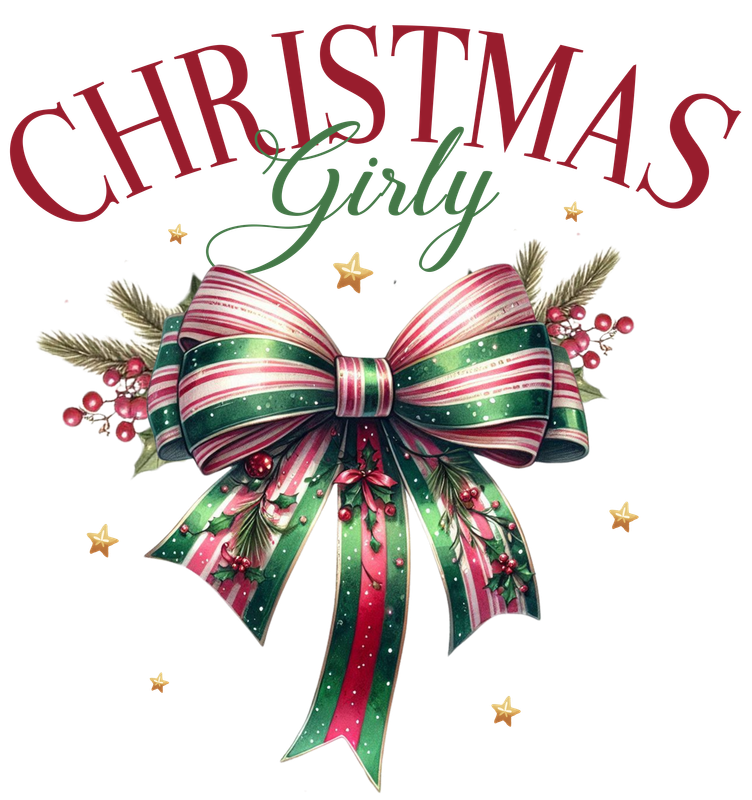 Christmas Girly - DTF T - Shirt