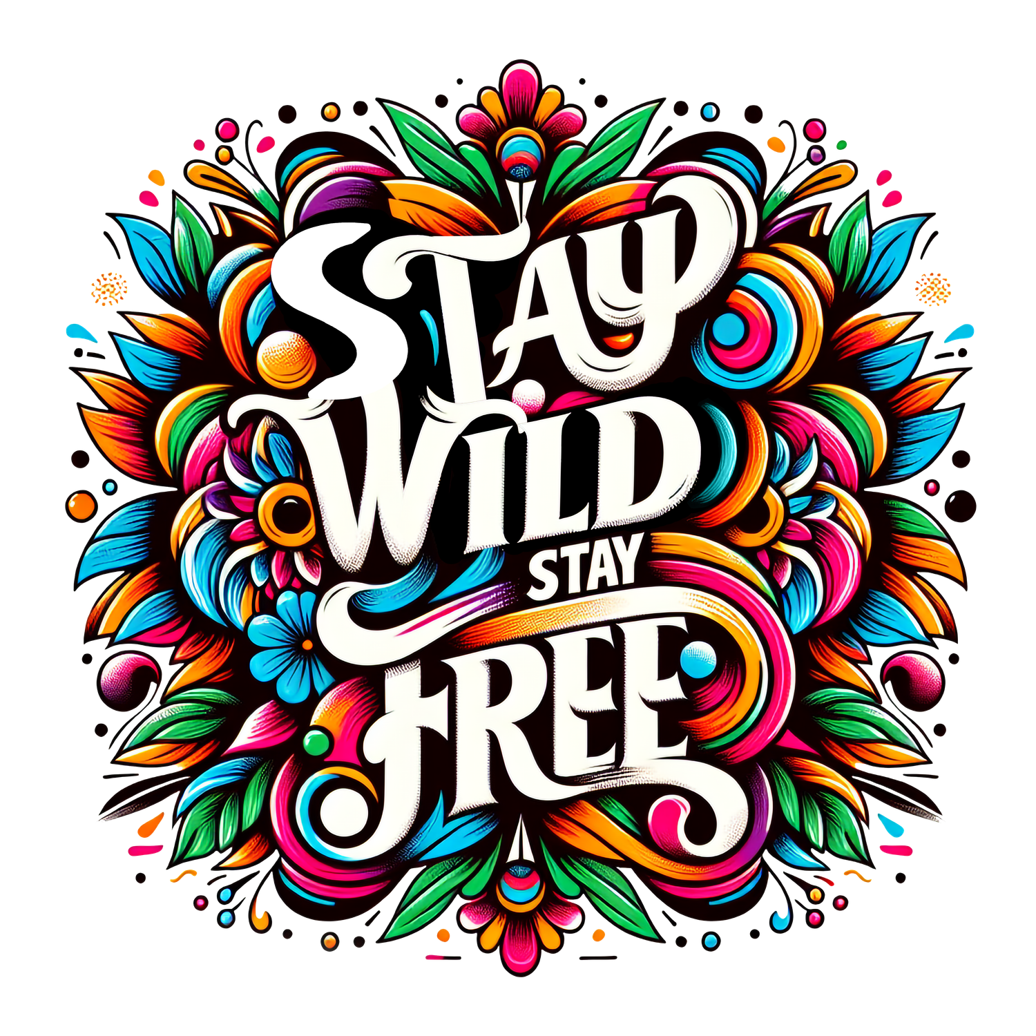Stay Wild Stay Free - DTF T-Shirt