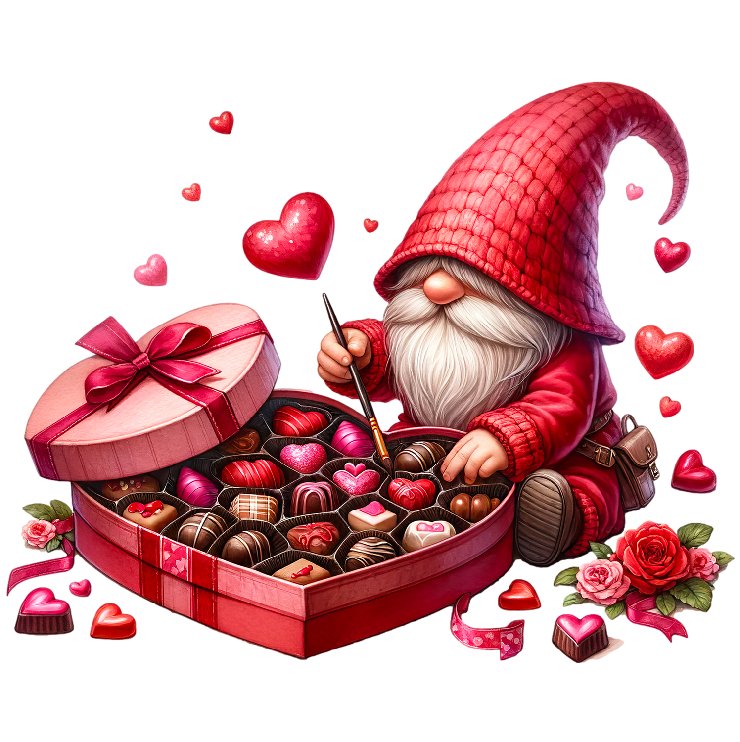 Valentiene Gnomb Chocolates - DTF T- Shirt