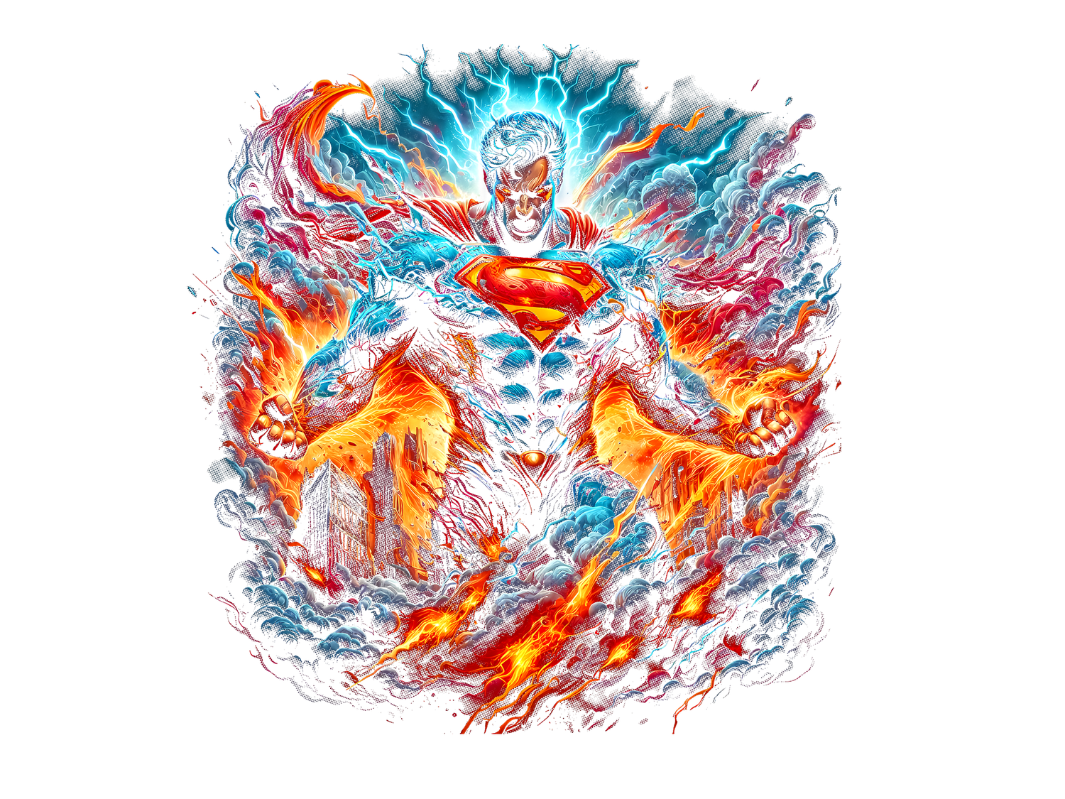 Superman 02 Semitone DTF T-Shirt
