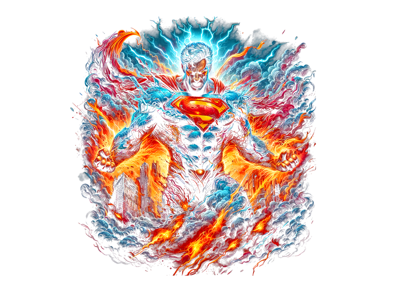 Superman 02 Semitone DTF T-Shirt