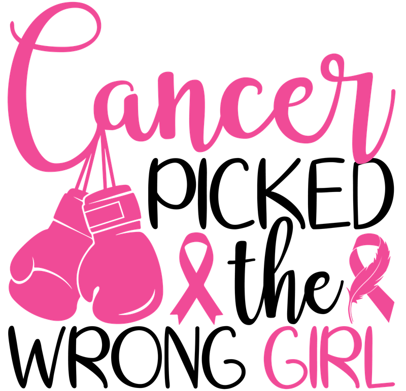 Cancer picked the wrong Girl - Boxing Gloves