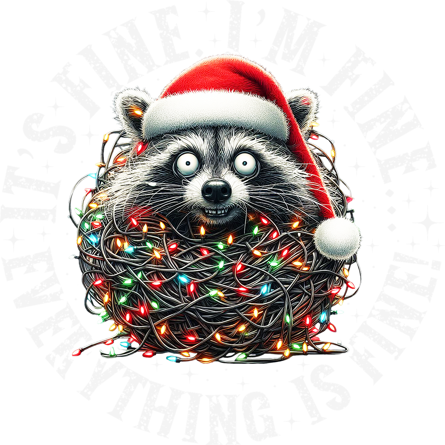 I&#39;m Fine Christmas  - White