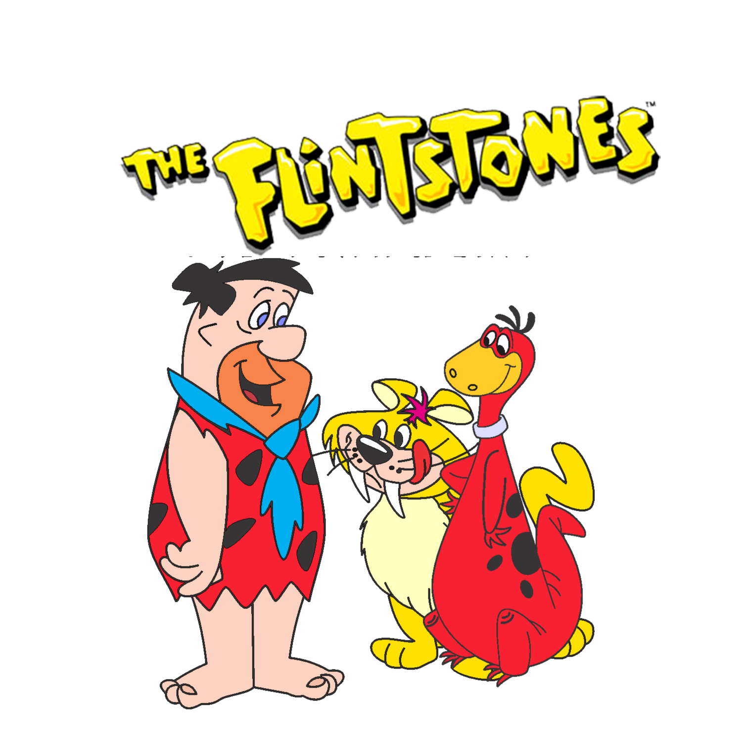 Fred Flinstone - with Dino
