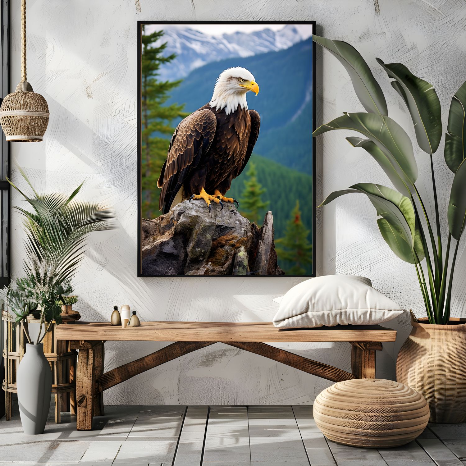 Eagle on The Mountain