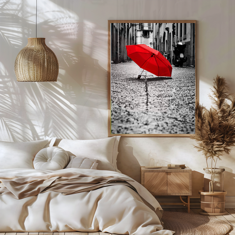 Red Umbrella UV Print