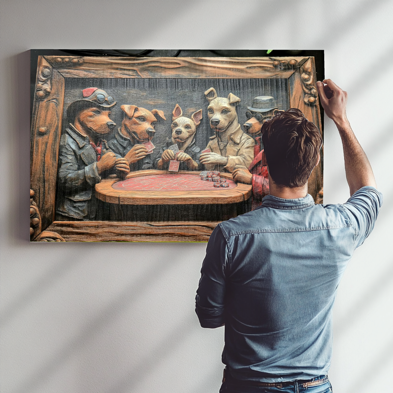 Mob Dogs Playing Card - UV Printed Wood