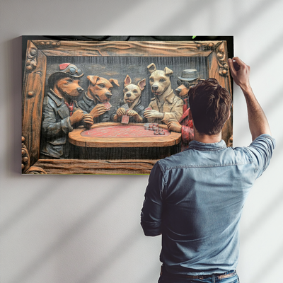 Mob Dogs Playing Card - UV Printed Wood