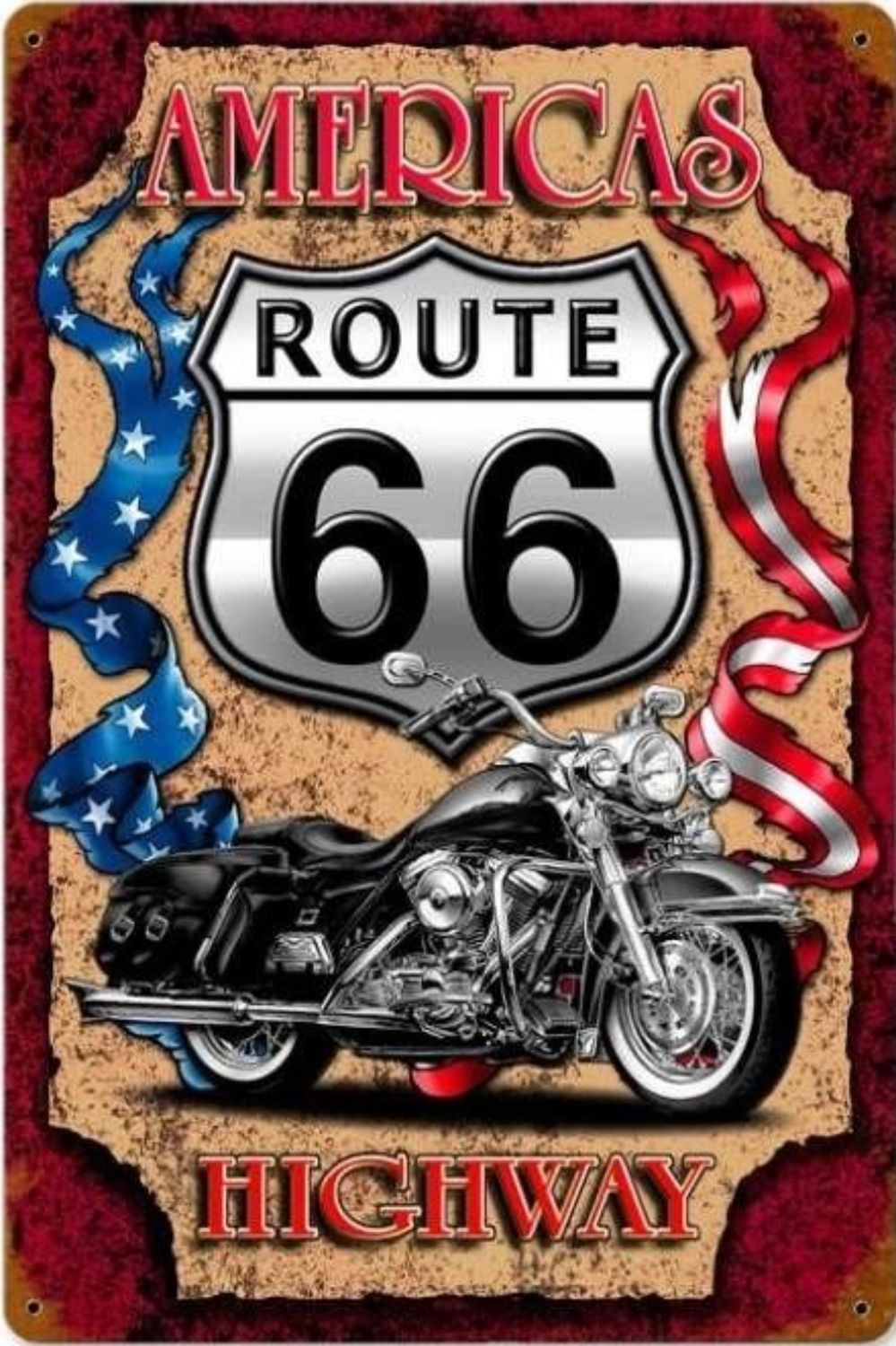 America&#39;s Route 66 Highway UV Printed