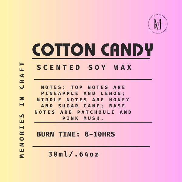 Cotton Candy - Scented Candle