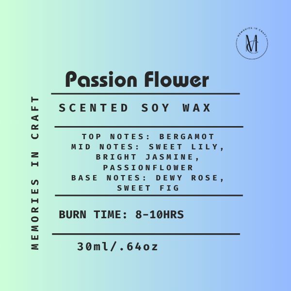 Passion Flower - Scented Candle