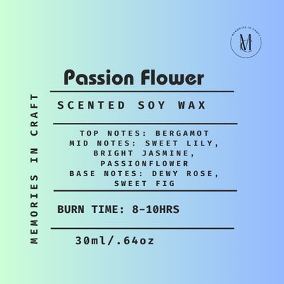 Passion Flower - Scented Candle