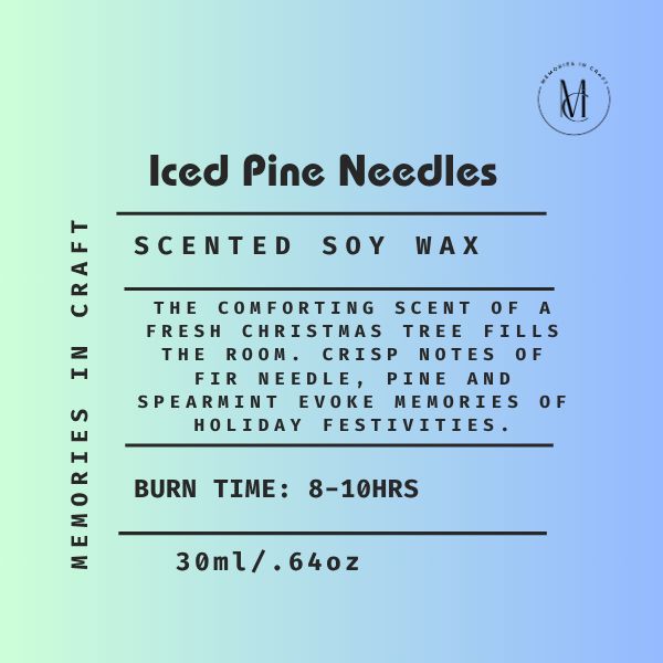 Iced Pine Needles - Scented Candles