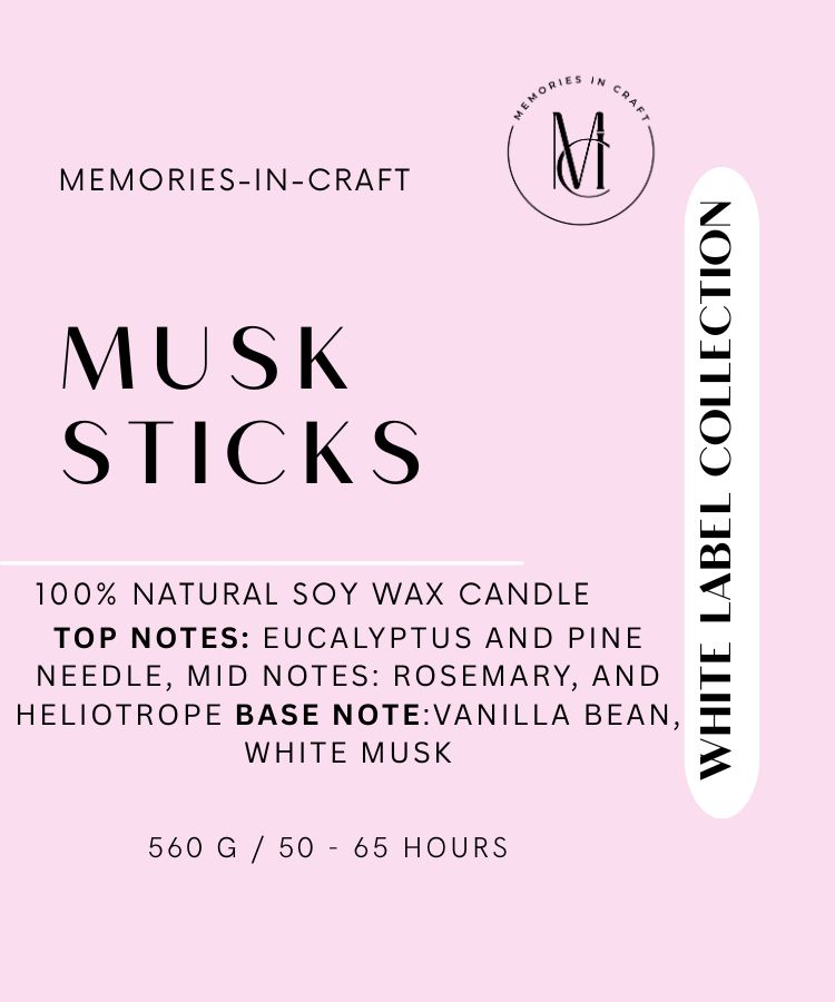 Musk Sticks - Scented Candle