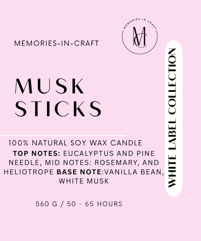 Musk Sticks - Scented Candle