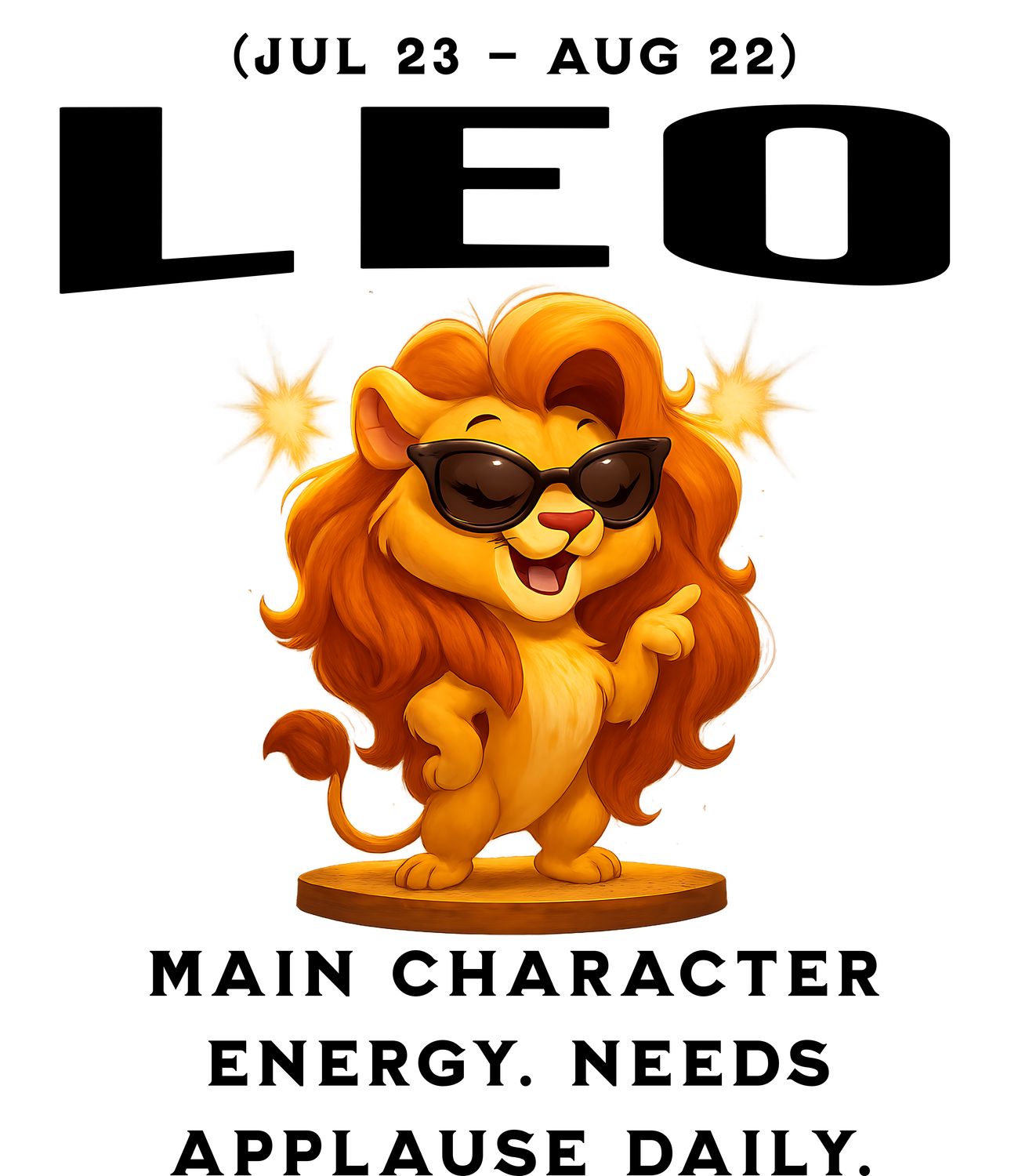 Leo Sarcastic Coffee Cup