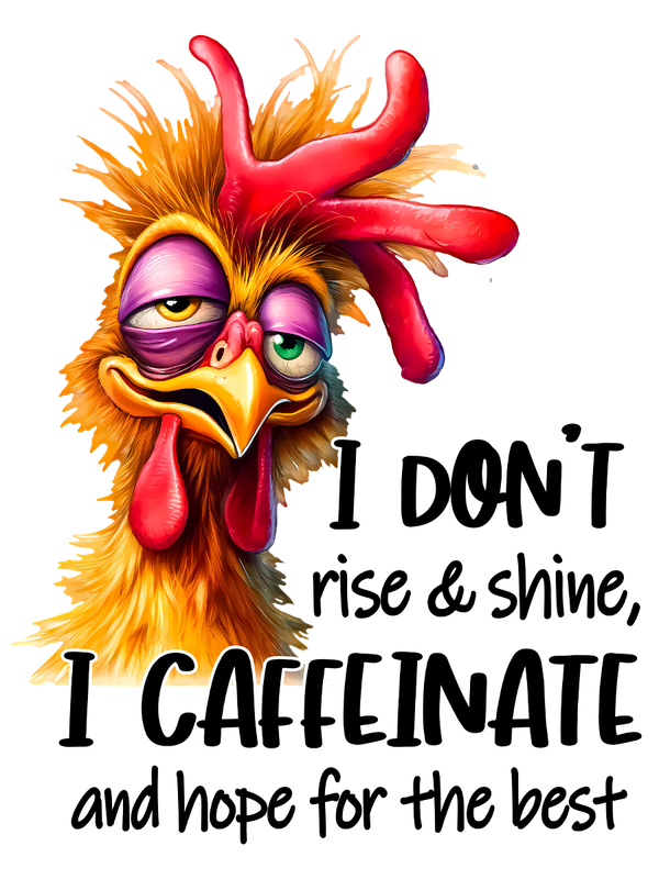 I don&#39;t Rise &amp; Shine Coffee Cup