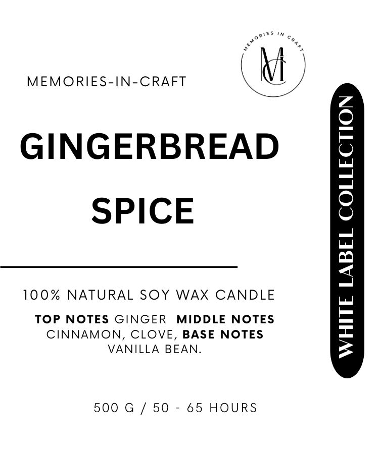 Gingerbread Spice - White Label