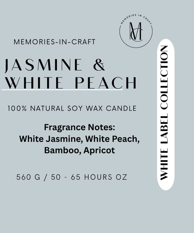 Jasmine &amp; White Peach - White Label