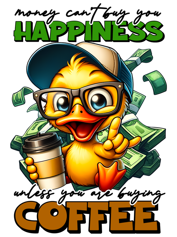 Money can&#39;t buy happiness Sarcastic Coffee cup