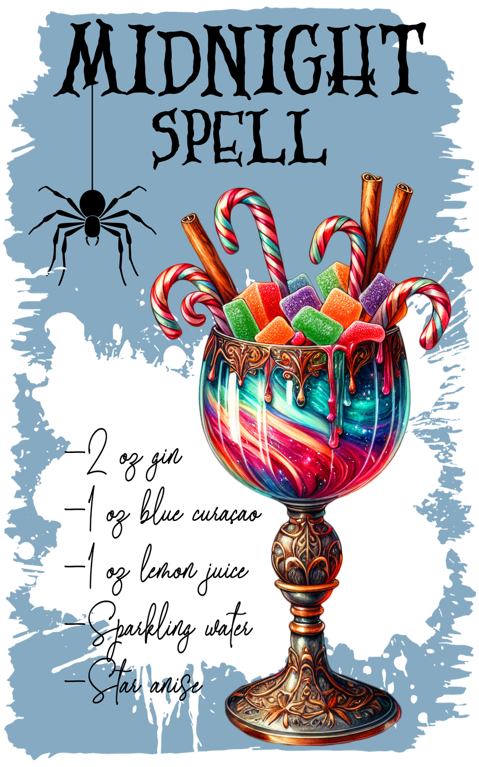 Midnight Spell Cocktail T-Shirt