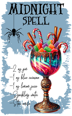 Midnight Spell Cocktail T-Shirt
