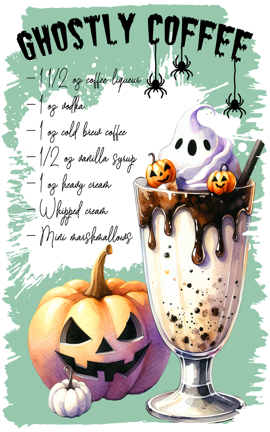 Ghostly Coffee Cocktail T-Shirt