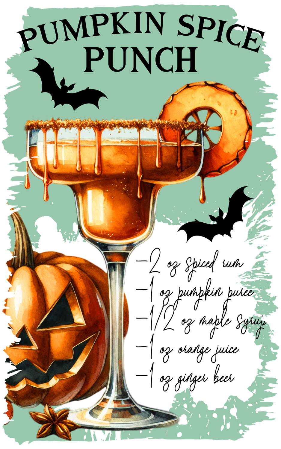 Pumpkin Spice Punch Cocktail T-Shirt