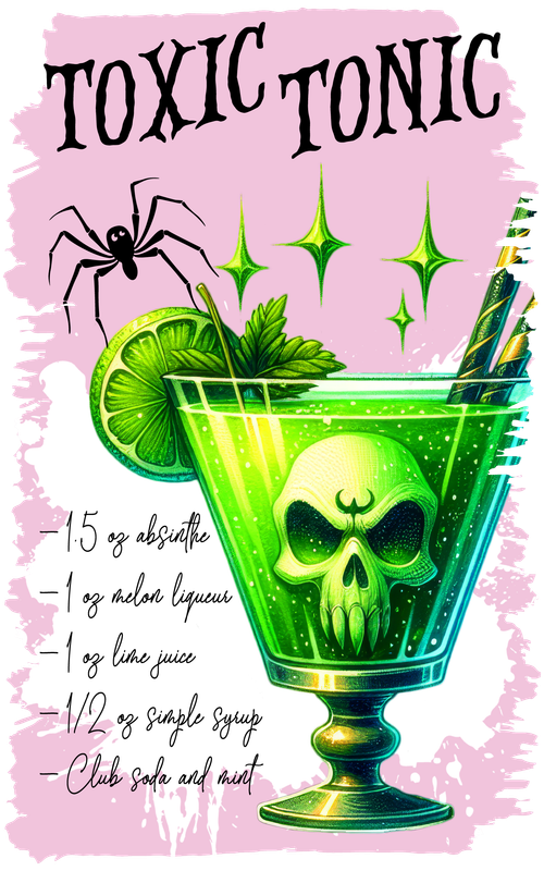 Toxic Tonic Cocktail T-Shirt