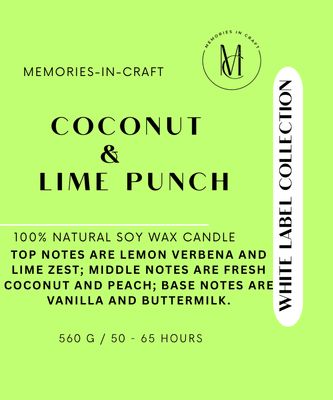 Coconut &amp; Lime Punch - White Label