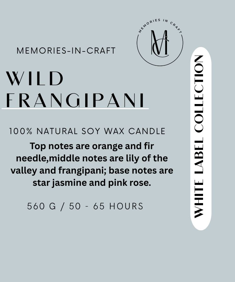 Wild Frangipani - White Label