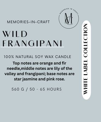 Wild Frangipani - White Label