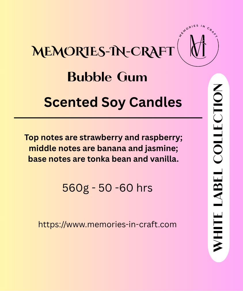 Bubblegum Scented Candle